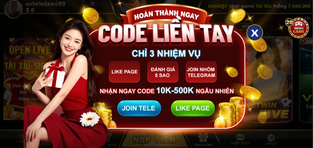Tặng Code Netwin