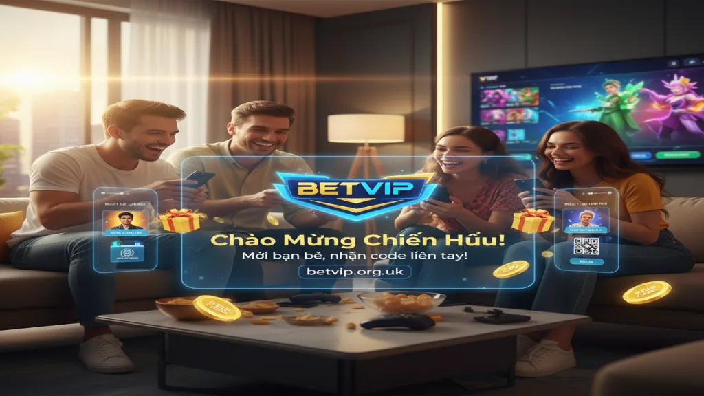 Code miễn phí khi mời bạn bè tham gia Betvip