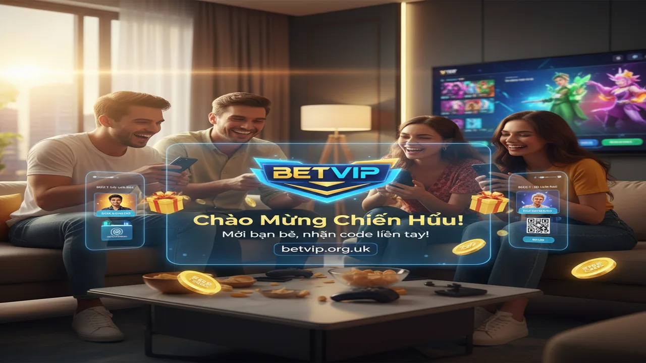 Code miễn phí khi mời bạn bè tham gia Betvip