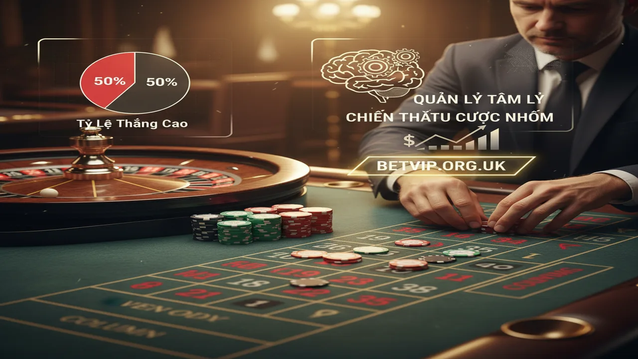 Mẹo thắng Roulette bằng cách đặt cược nhóm Betvip